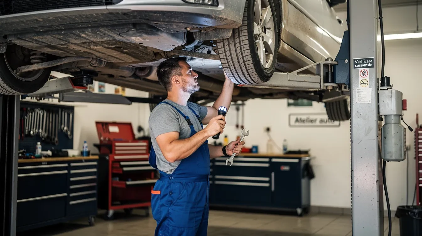 Verificare suspensie si tren de rulare pentru Audi A6 C6 in service auto Brasov