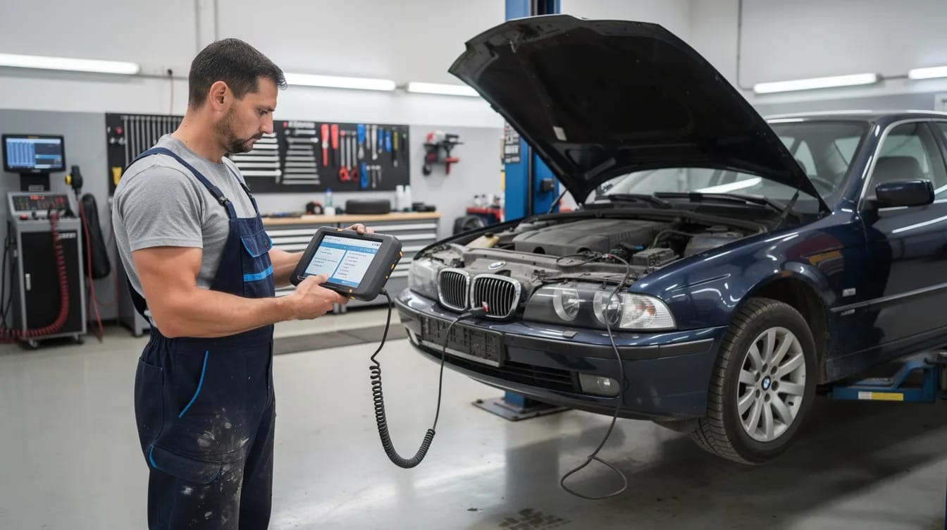 diagnoza BMW E39 in service Damianis Brasov