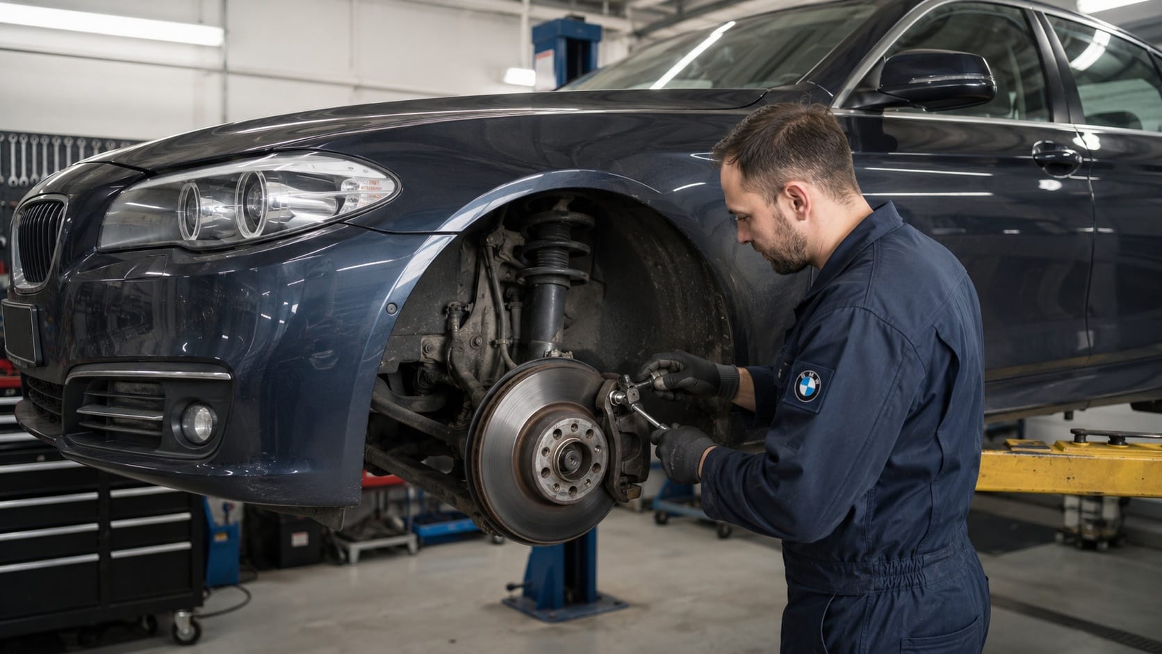 motor BMW Seria 5 F10 verificat pentru probleme N57 si EGR in service