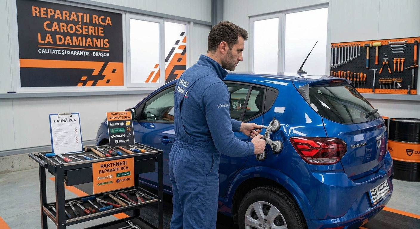 reparatii RCA caroserie auto in Brasov la Damianis