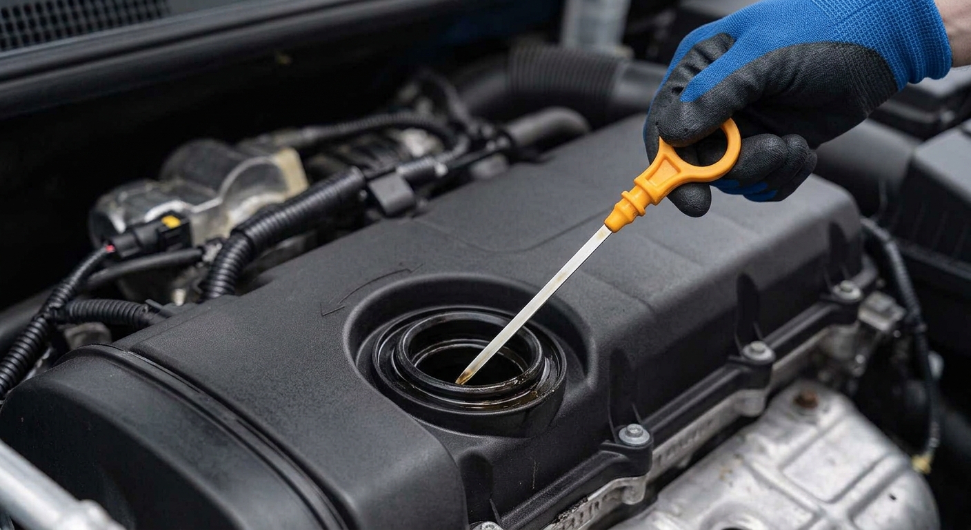 verificare joja ulei motor pentru nivel corect