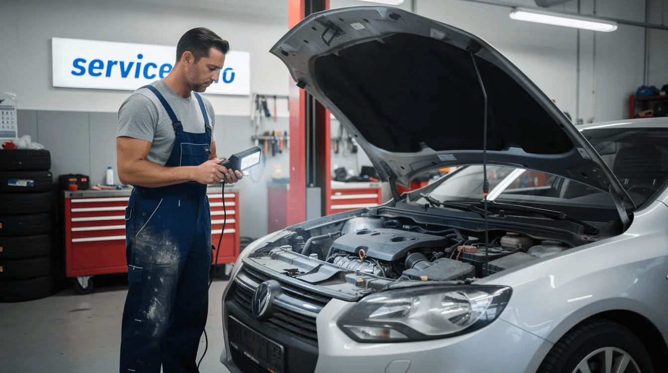 verificare masina inainte de drum lung in service Damianis Brasov