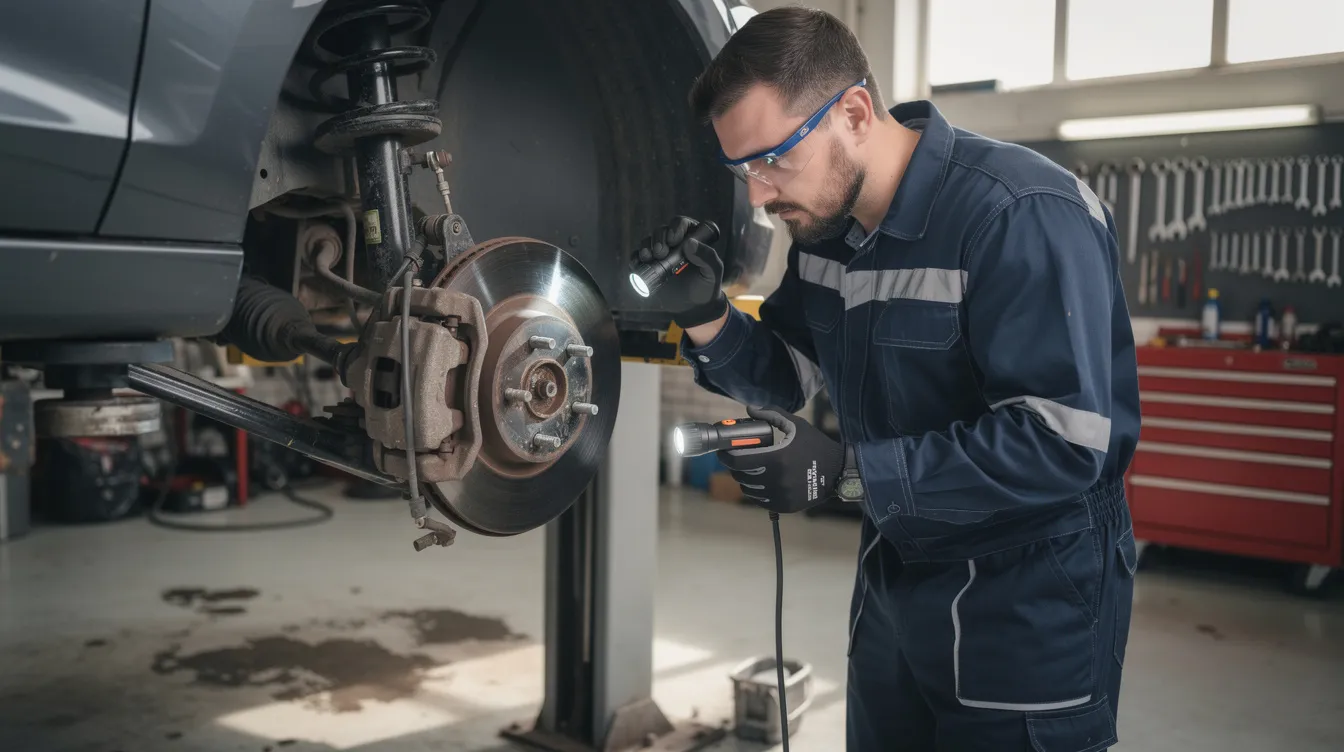 verificare frane si directie Citroen C5 in service auto Damianis