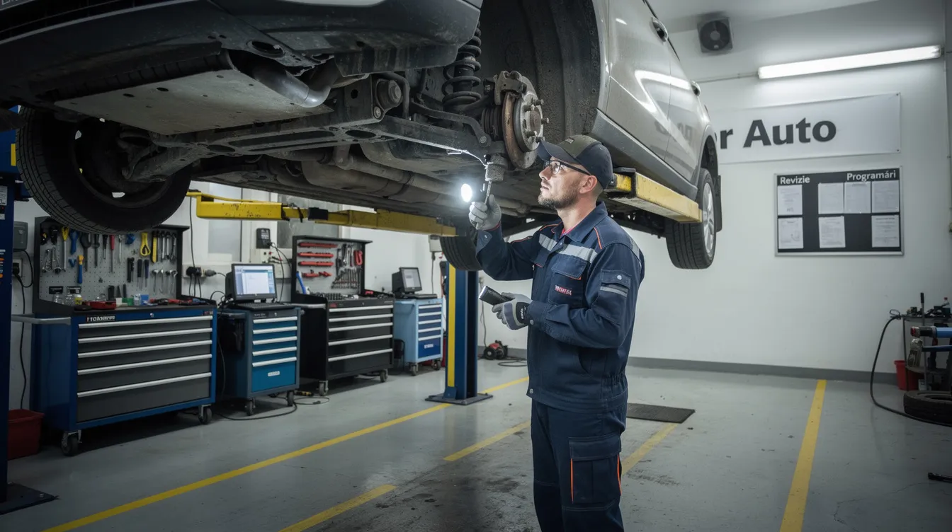 constatare dauna UNIQA pentru masina verificata in service auto Brasov