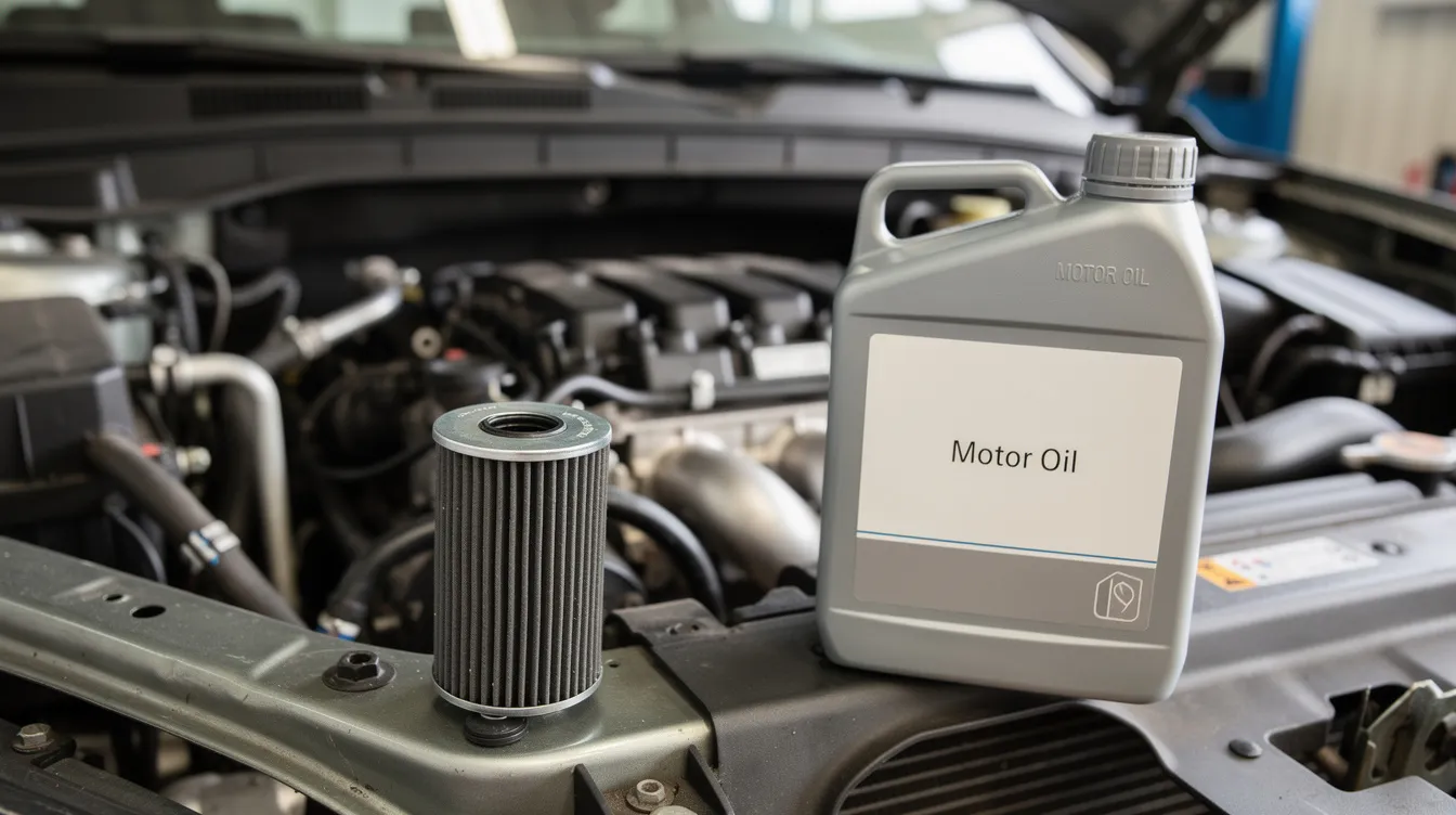 filtru si ulei de motor pentru revizie auto in Brasov