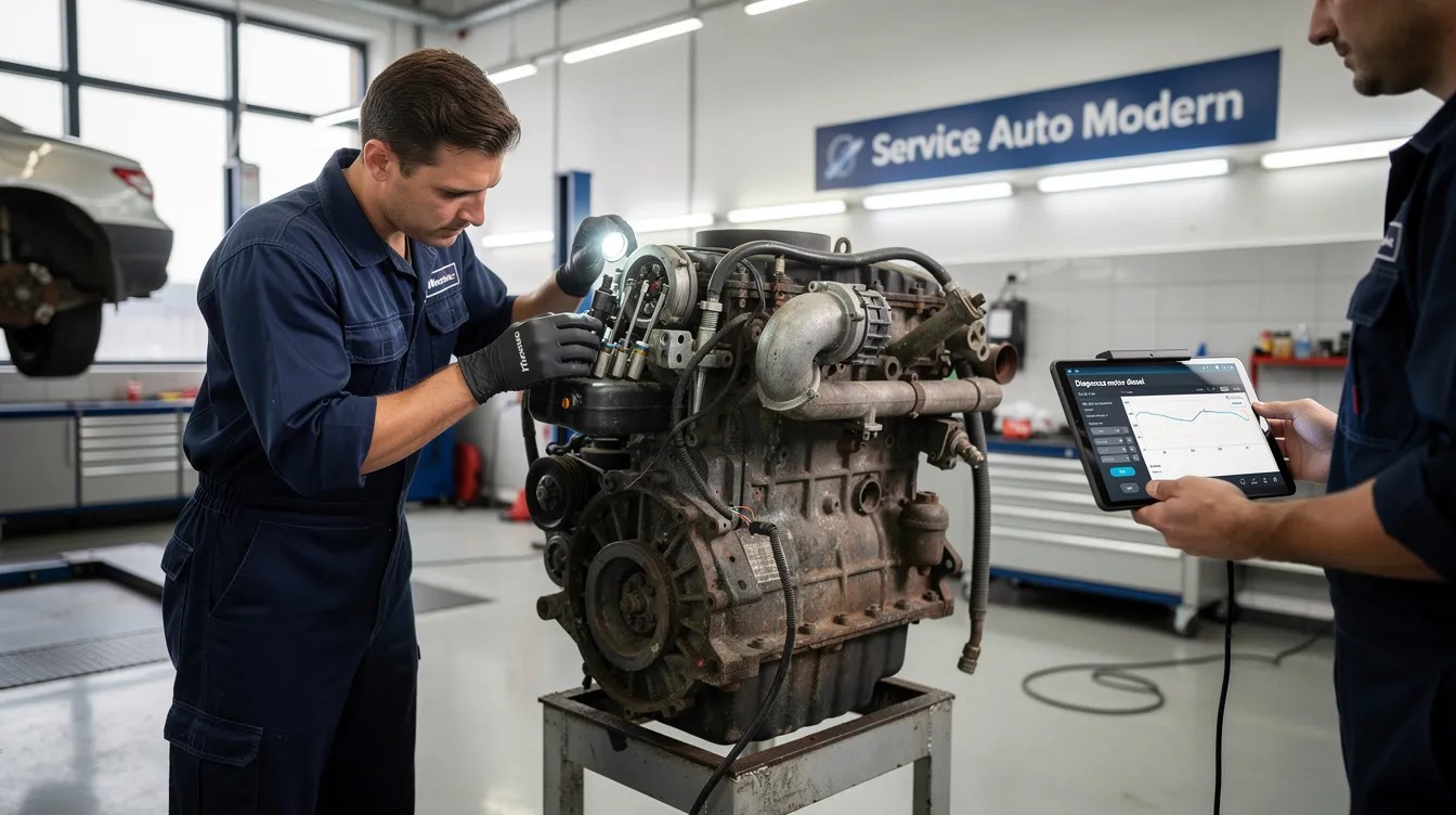 motor diesel fiabil verificat in service auto Damianis Brasov