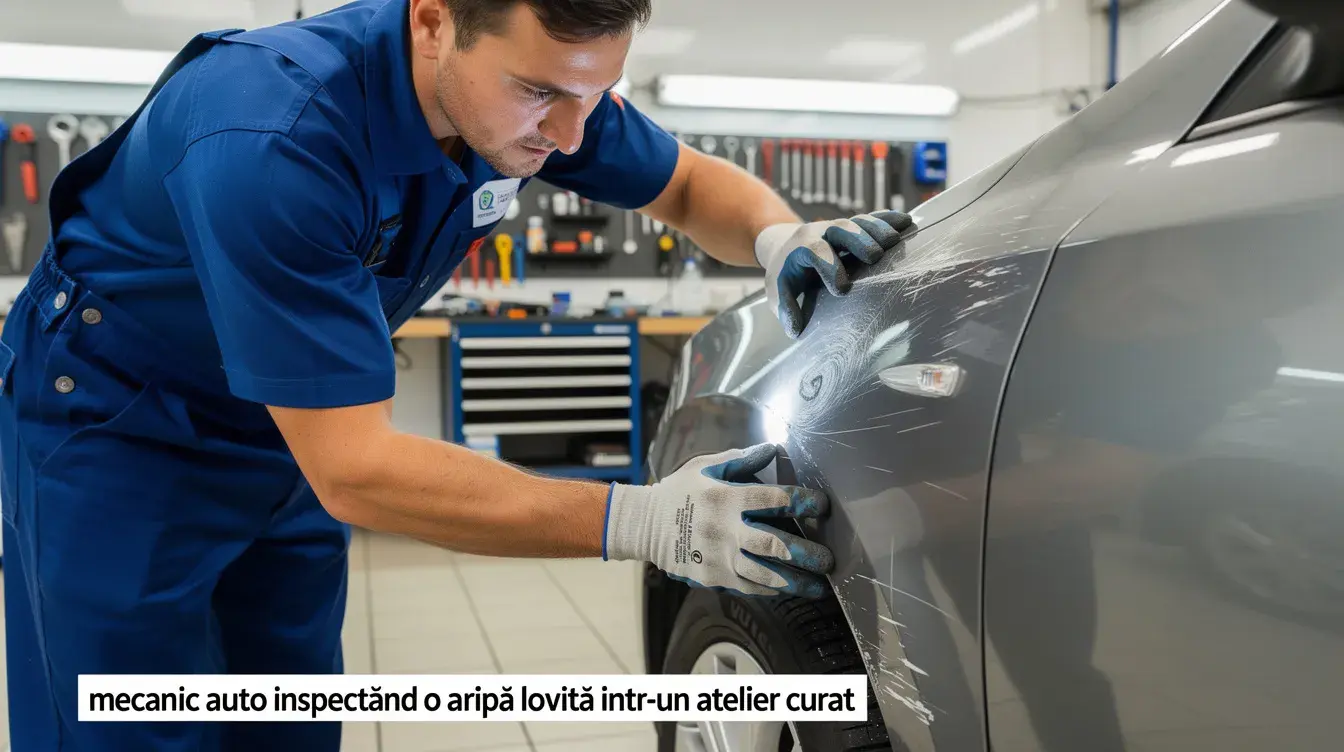 service tinichigerie Brasov cu evaluare aripa lovita la Damianis