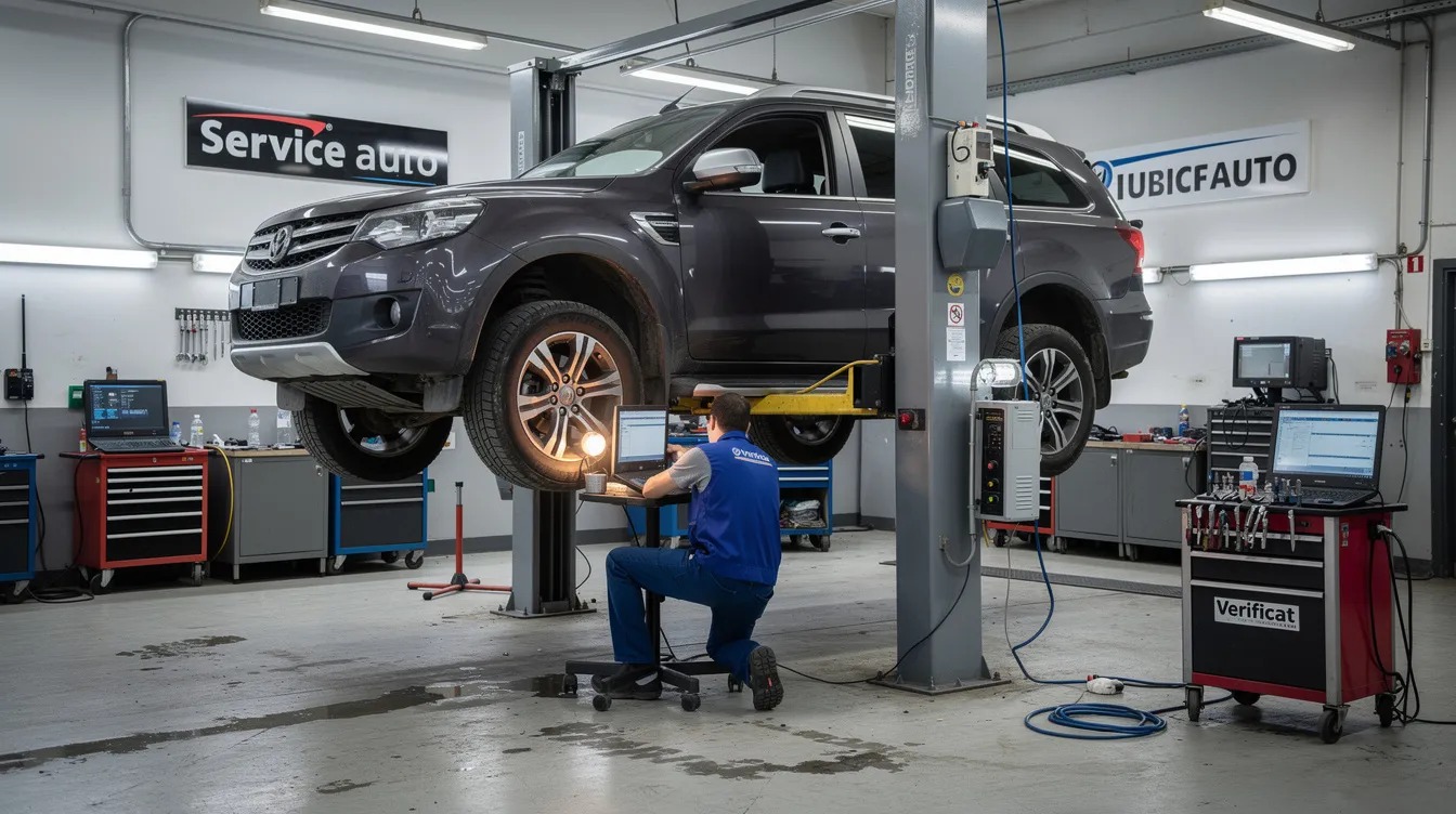 SUV diesel verificat pe elevator in service Damianis Brasov