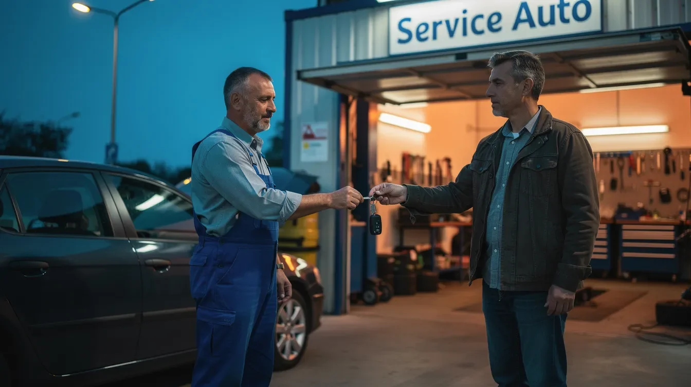 client la programare intr-un service auto aproape de Racadau Brasov