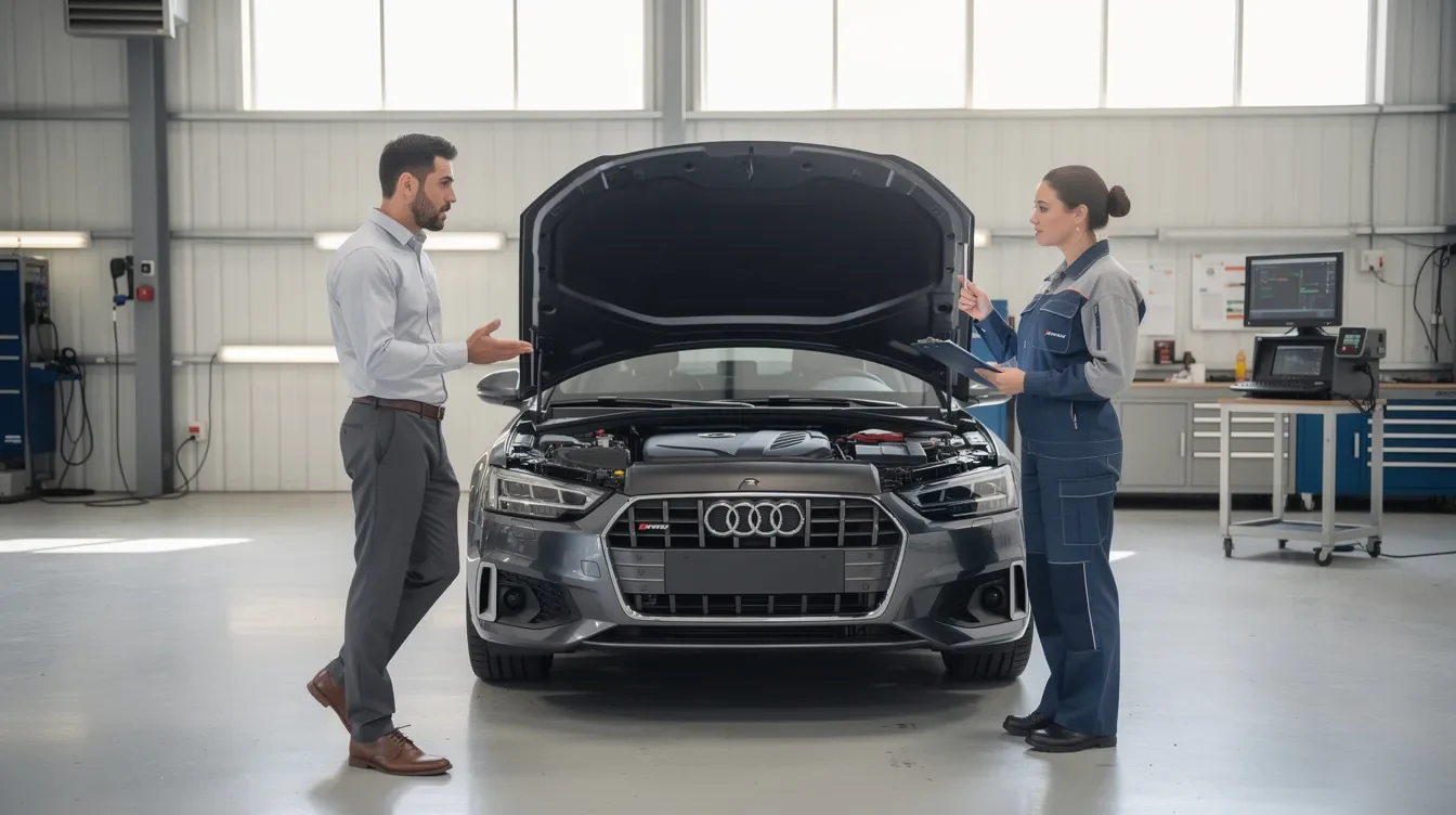 client la programare intr-un service auto aproape de Tractoru Brasov