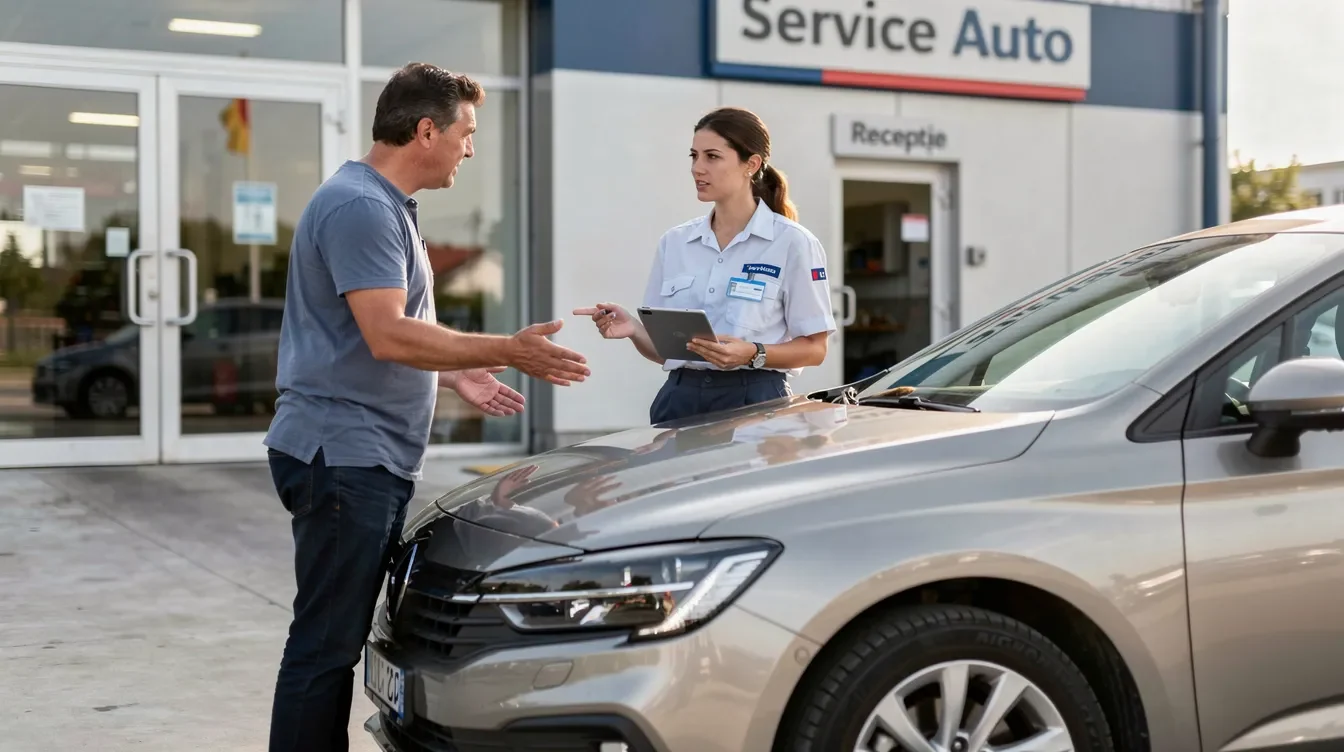client la programare intr-un service auto aproape de Triaj Brasov