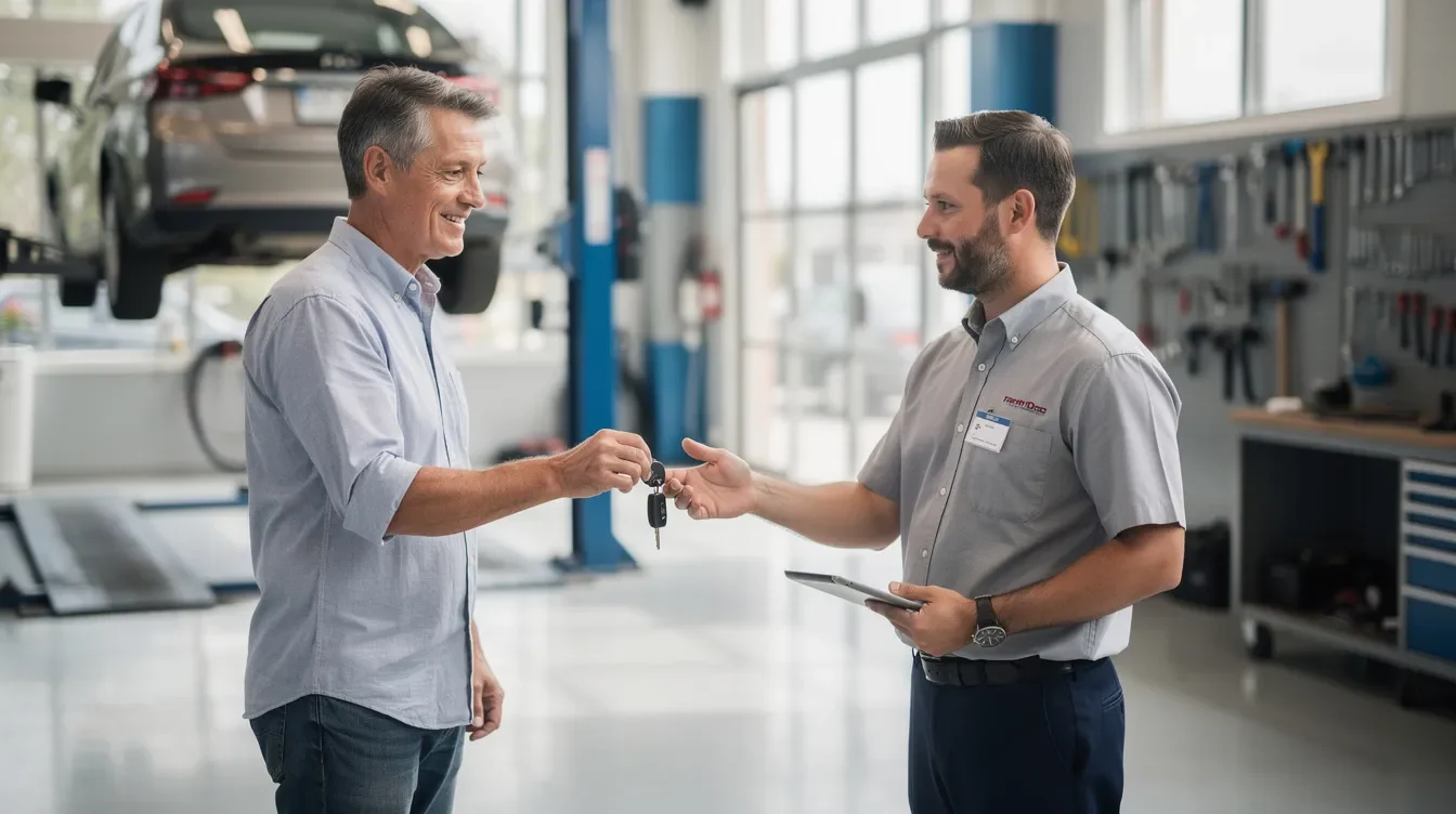 client la programare intr-un service auto aproape de Uzina 2 Brasov