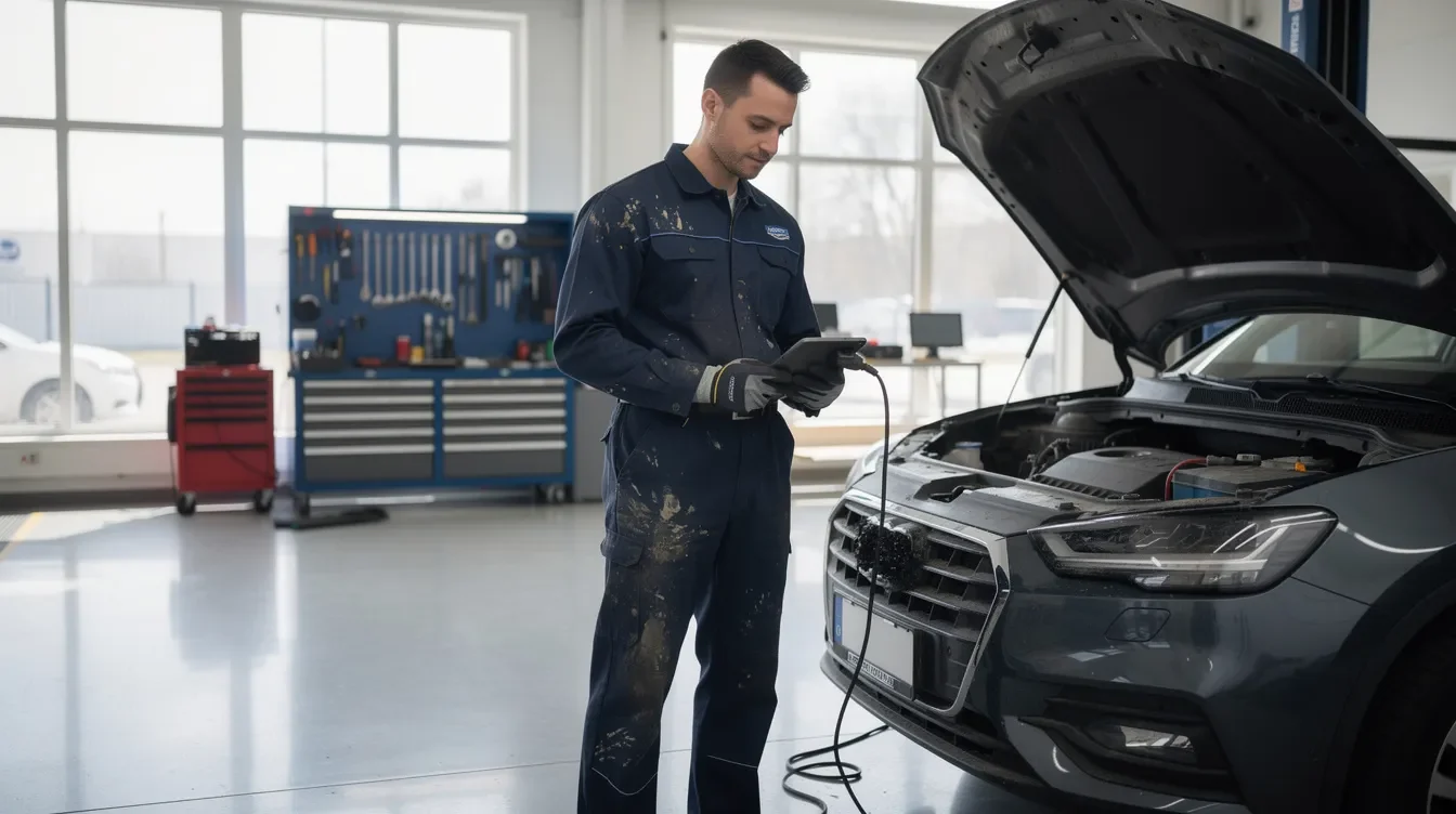 Service auto Racadau Brasov Damianis intr-un atelier modern