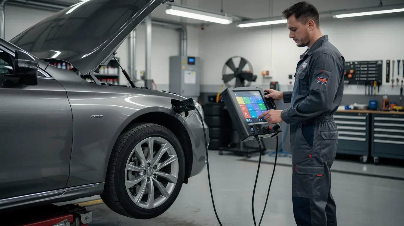 Diagnoză computerizată pentru identificarea problemelor Mercedes CLS